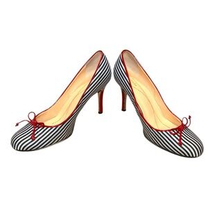 Kate Spade Nautical Stripe Stunner Heels – Size 8.5